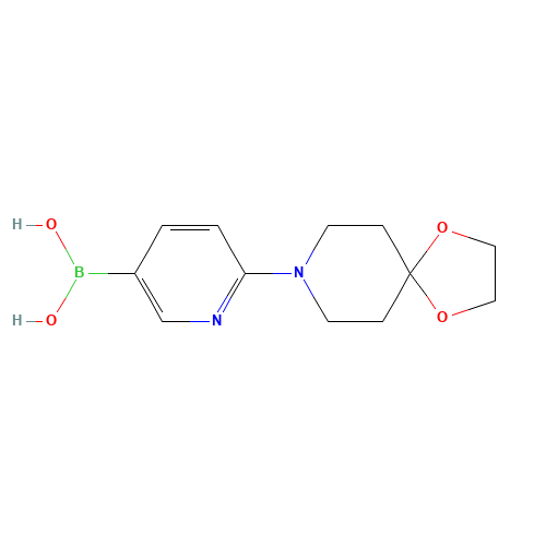 [6-(1,4-dioxa-8-azaspiro[4.5]decan-8-yl)pyridin-3-yl]boronic acid (CAS: 928160-90-1) - Related Chemical Product
