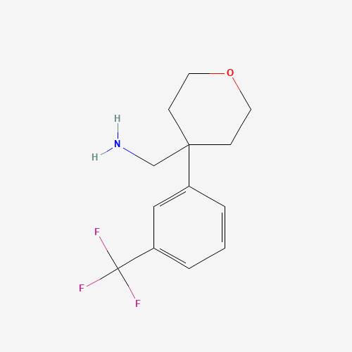 [4-[3-(trifluoromethyl)phenyl]oxan-4-yl]methanamine (CAS: 1152568-50-7) - Related Chemical Product