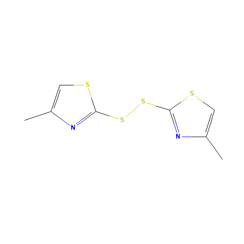 4-methyl-2-[(4-methyl-1,3-thiazol-2-yl)disulfanyl]-1,3-thiazole (CAS: 23826-98-4) - Related Chemical Product