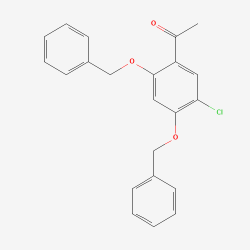 1-[5-chloro-2,4-bis(phenylmethoxy)phenyl]ethanone (CAS: 705963-54-8) - Related Chemical Product