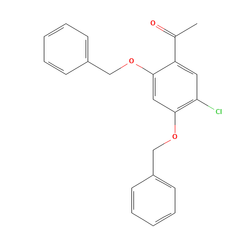 1-[5-chloro-2,4-bis(phenylmethoxy)phenyl]ethanone (CAS: 705963-54-8) - Related Chemical Product