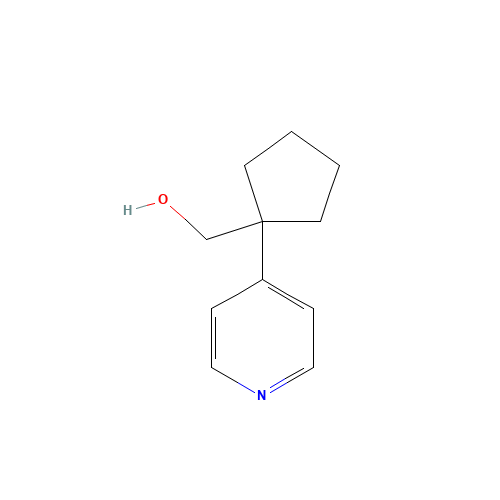 (1-pyridin-4-ylcyclopentyl)methanol (CAS: 858036-17-6) - Related Chemical Product