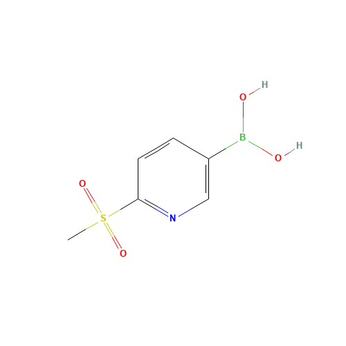 (6-methylsulfonylpyridin-3-yl)boronic acid (CAS: 1088496-41-6) - Related Chemical Product