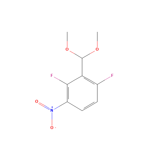 2-(dimethoxymethyl)-1,3-difluoro-4-nitrobenzene (CAS: 1203662-90-1) - Related Chemical Product