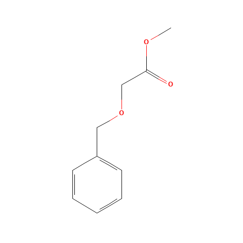 methyl 2-phenylmethoxyacetate (CAS: 31600-43-8) - Chemical Structure and Molecular Formula 