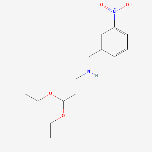 3,3-diethoxy-N-[(3-nitrophenyl)methyl]propan-1-amine (CAS: 35582-06-0) - Related Chemical Product