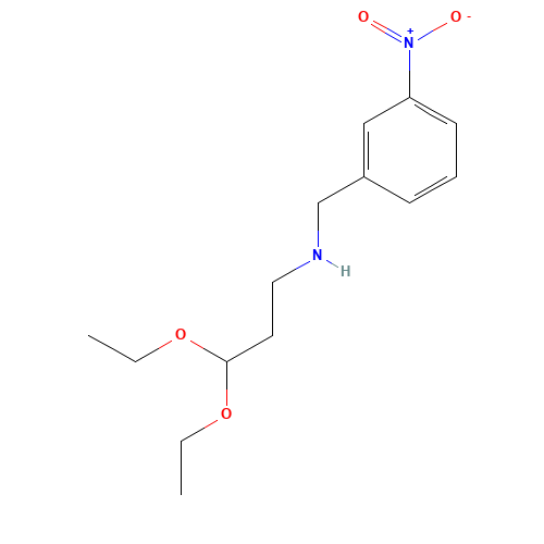 3,3-diethoxy-N-[(3-nitrophenyl)methyl]propan-1-amine (CAS: 35582-06-0) - Related Chemical Product