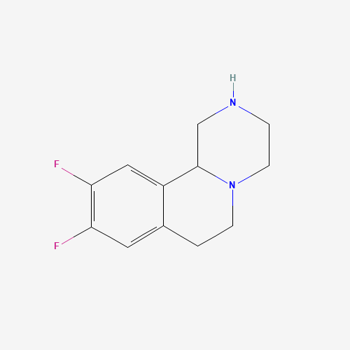 9,10-difluoro-2,3,4,6,7,11b-hexahydro-1H-pyrazino[2,1-a]isoquinoline (CAS: 1188331-34-1) - Related Chemical Product