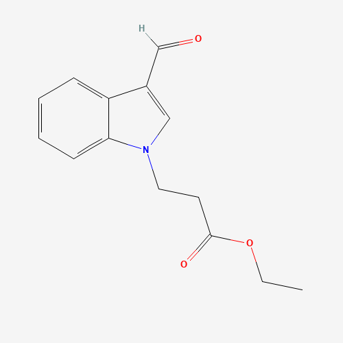 ethyl 3-(3-formylindol-1-yl)propanoate (CAS: 503829-88-7) - Related Chemical Product