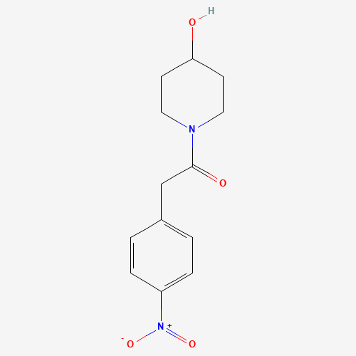 1-(4-hydroxypiperidin-1-yl)-2-(4-nitrophenyl)ethanone (CAS: 1156758-30-3) - Related Chemical Product