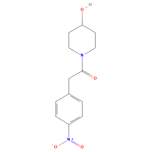 1-(4-hydroxypiperidin-1-yl)-2-(4-nitrophenyl)ethanone (CAS: 1156758-30-3) - Related Chemical Product