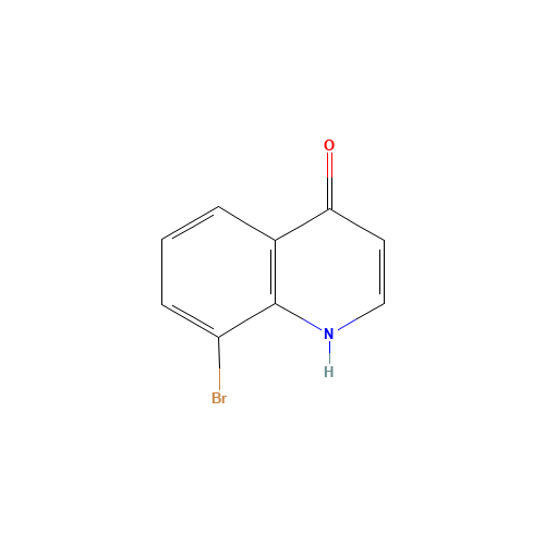 8-bromo-1H-quinolin-4-one (CAS: 57798-00-2) - Chemical Structure and Molecular Formula 
