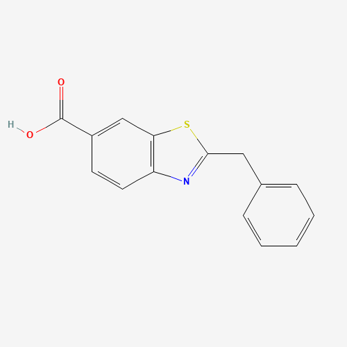 2-benzyl-1,3-benzothiazole-6-carboxylic acid (CAS: 1176024-11-5) - Chemical Structure and Molecular Formula 