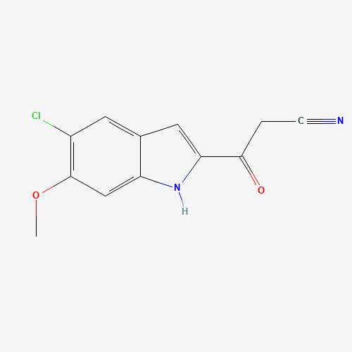 3-(5-chloro-6-methoxy-1H-indol-2-yl)-3-oxopropanenitrile (CAS: 1265234-74-9) - Related Chemical Product