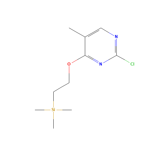 2-(2-chloro-5-methylpyrimidin-4-yl)oxyethyl-trimethylsilane (CAS: 204636-94-2) - Related Chemical Product
