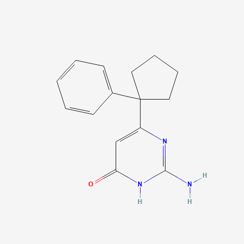 2-amino-6-(1-phenylcyclopentyl)-1H-pyrimidin-4-one (CAS: 1401964-84-8) - Related Chemical Product