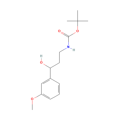tert-butyl N-[3-hydroxy-3-(3-methoxyphenyl)propyl]carbamate (CAS: 913642-91-8) - Related Chemical Product