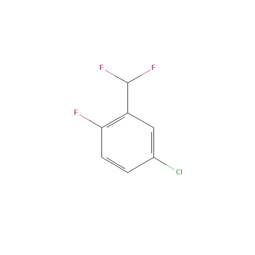 4-chloro-2-(difluoromethyl)-1-fluorobenzene (CAS: 63878-72-8) - Related Chemical Product