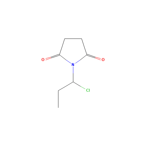 1-(1-chloropropyl)pyrrolidine-2,5-dione (CAS: 55943-99-2) - Related Chemical Product