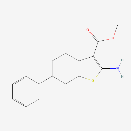 methyl 2-amino-6-phenyl-4,5,6,7-tetrahydro-1-benzothiophene-3-carboxylate (CAS: 119004-72-7) - Related Chemical Product