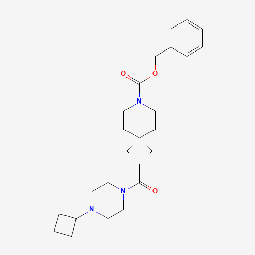 benzyl 2-(4-cyclobutylpiperazine-1-carbonyl)-7-azaspiro[3.5]nonane-7-carboxylate (CAS: 1227610-20-9) - Related Chemical Product