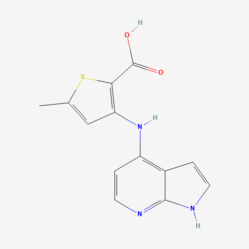 5-methyl-3-(1H-pyrrolo[2,3-b]pyridin-4-ylamino)thiophene-2-carboxylic acid (CAS: 1265225-97-5) - Related Chemical Product