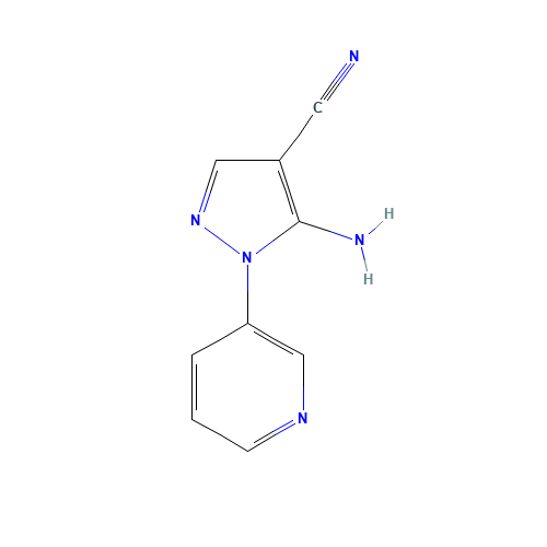 5-amino-1-pyridin-3-ylpyrazole-4-carbonitrile (CAS: 650638-16-7) - Related Chemical Product