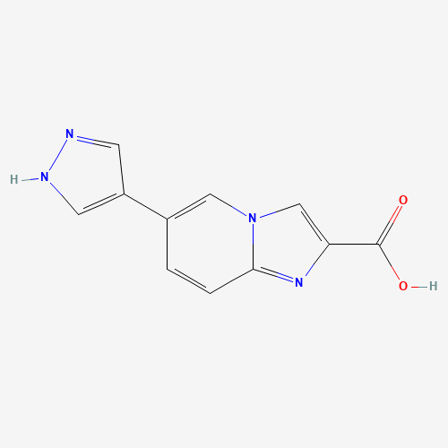 6-(1H-pyrazol-4-yl)imidazo[1,2-a]pyridine-2-carboxylic acid (CAS: 1167626-49-4) - Related Chemical Product
