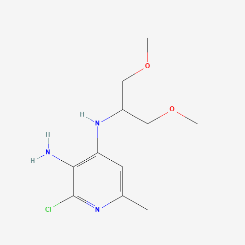2-chloro-4-N-(1,3-dimethoxypropan-2-yl)-6-methylpyridine-3,4-diamine (CAS: 197803-36-4) - Related Chemical Product