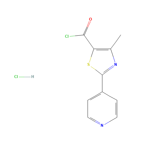 4-methyl-2-pyridin-4-yl-1,3-thiazole-5-carbonyl chloride;hydrochloride (CAS: 953408-88-3) - Related Chemical Product