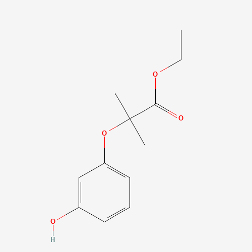 ethyl 2-(3-hydroxyphenoxy)-2-methylpropanoate (CAS: 328919-24-0) - Related Chemical Product