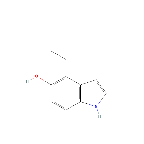 4-propyl-1H-indol-5-ol (CAS: 724466-38-0) - Chemical Structure and Molecular Formula 