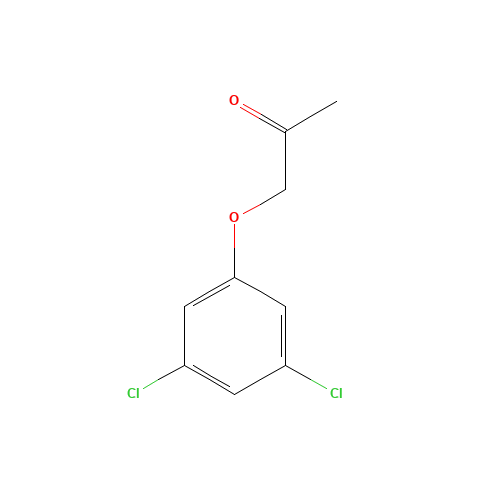 1-(3,5-dichlorophenoxy)propan-2-one (CAS: 17199-34-7) - Chemical Structure and Molecular Formula 