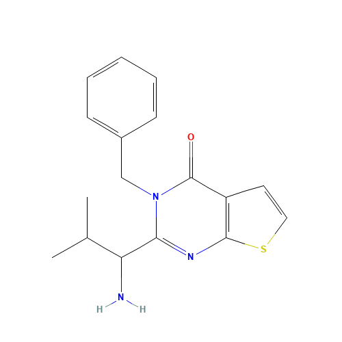 2-(1-amino-2-methylpropyl)-3-benzylthieno[2,3-d]pyrimidin-4-one (CAS: 900809-18-9) - Related Chemical Product