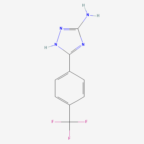 5-[4-(trifluoromethyl)phenyl]-1H-1,2,4-triazol-3-amine (CAS: 178556-79-1) - Related Chemical Product