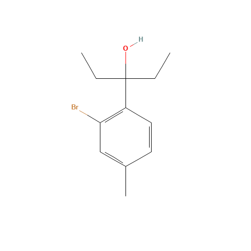 3-(2-bromo-4-methylphenyl)pentan-3-ol (CAS: 1583297-71-5) - Related Chemical Product