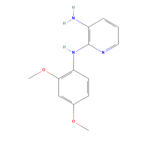 2-N-(2,4-dimethoxyphenyl)pyridine-2,3-diamine (CAS: 70358-27-9) - Related Chemical Product