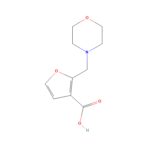 2-(morpholin-4-ylmethyl)furan-3-carboxylic acid (CAS: 400750-87-0) - Related Chemical Product