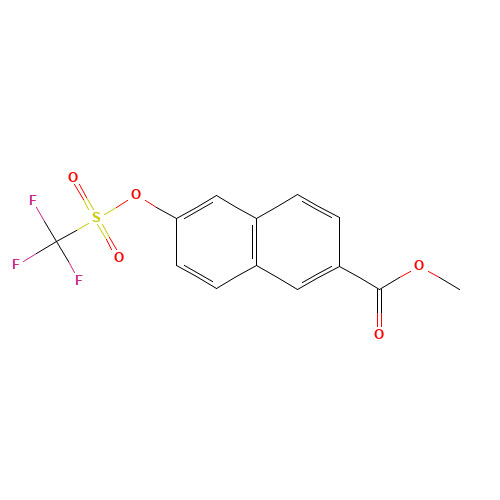 methyl 6-(trifluoromethylsulfonyloxy)naphthalene-2-carboxylate (CAS: 126613-10-3) - Related Chemical Product
