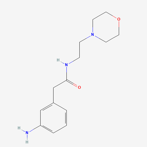 2-(3-aminophenyl)-N-(2-morpholin-4-ylethyl)acetamide (CAS: 1018525-83-1) - Related Chemical Product
