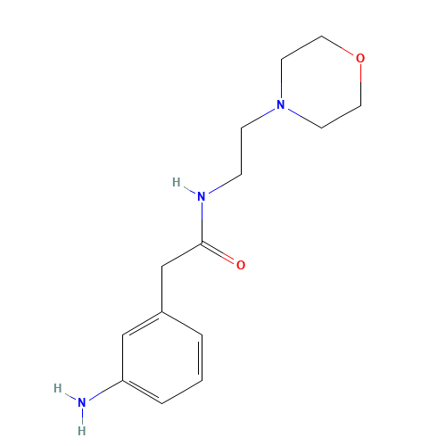 2-(3-aminophenyl)-N-(2-morpholin-4-ylethyl)acetamide (CAS: 1018525-83-1) - Related Chemical Product