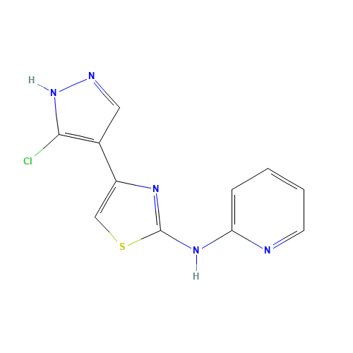4-(5-chloro-1H-pyrazol-4-yl)-N-pyridin-2-yl-1,3-thiazol-2-amine (CAS: 1235312-70-5) - Related Chemical Product