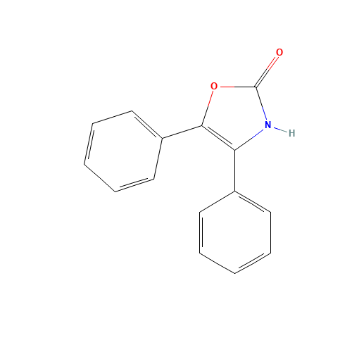 4,5-diphenyl-3H-1,3-oxazol-2-one (CAS: 5014-83-5) - Related Chemical Product