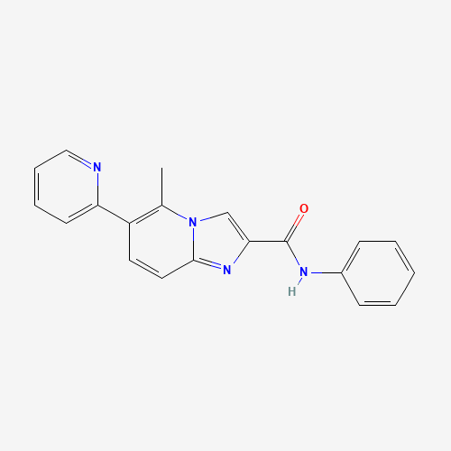 5-methyl-N-phenyl-6-pyridin-2-ylimidazo[1,2-a]pyridine-2-carboxamide (CAS: 1167623-81-5) - Related Chemical Product
