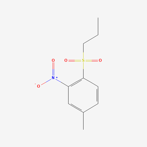4-methyl-2-nitro-1-propylsulfonylbenzene (CAS: 1240288-71-4) - Related Chemical Product