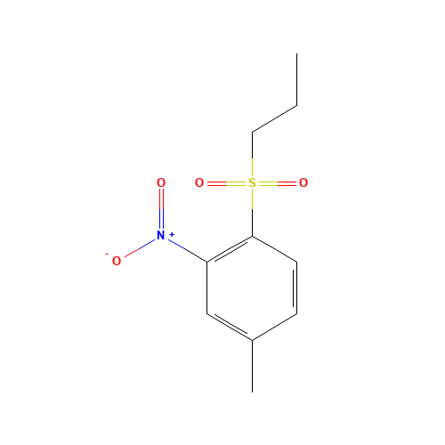4-methyl-2-nitro-1-propylsulfonylbenzene (CAS: 1240288-71-4) - Related Chemical Product