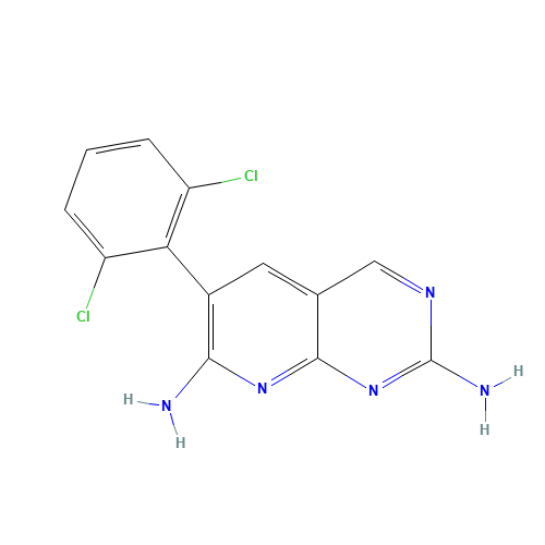 6-(2,6-dichlorophenyl)pyrido[2,3-d]pyrimidine-2,7-diamine (CAS: 26752-70-5) - Related Chemical Product