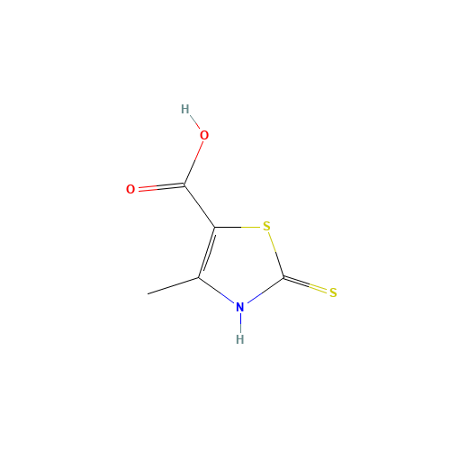 4-methyl-2-sulfanylidene-3H-1,3-thiazole-5-carboxylic acid (CAS: 57658-34-1) - Related Chemical Product