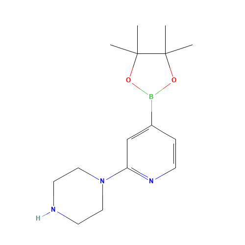 1-[4-(4,4,5,5-tetramethyl-1,3,2-dioxaborolan-2-yl)pyridin-2-yl]piperazine (CAS: 957198-31-1) - Related Chemical Product