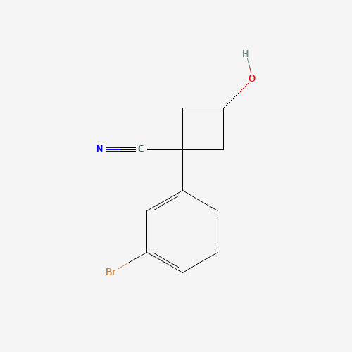 1-(3-bromophenyl)-3-hydroxycyclobutane-1-carbonitrile (CAS: 1357924-34-5) - Related Chemical Product
